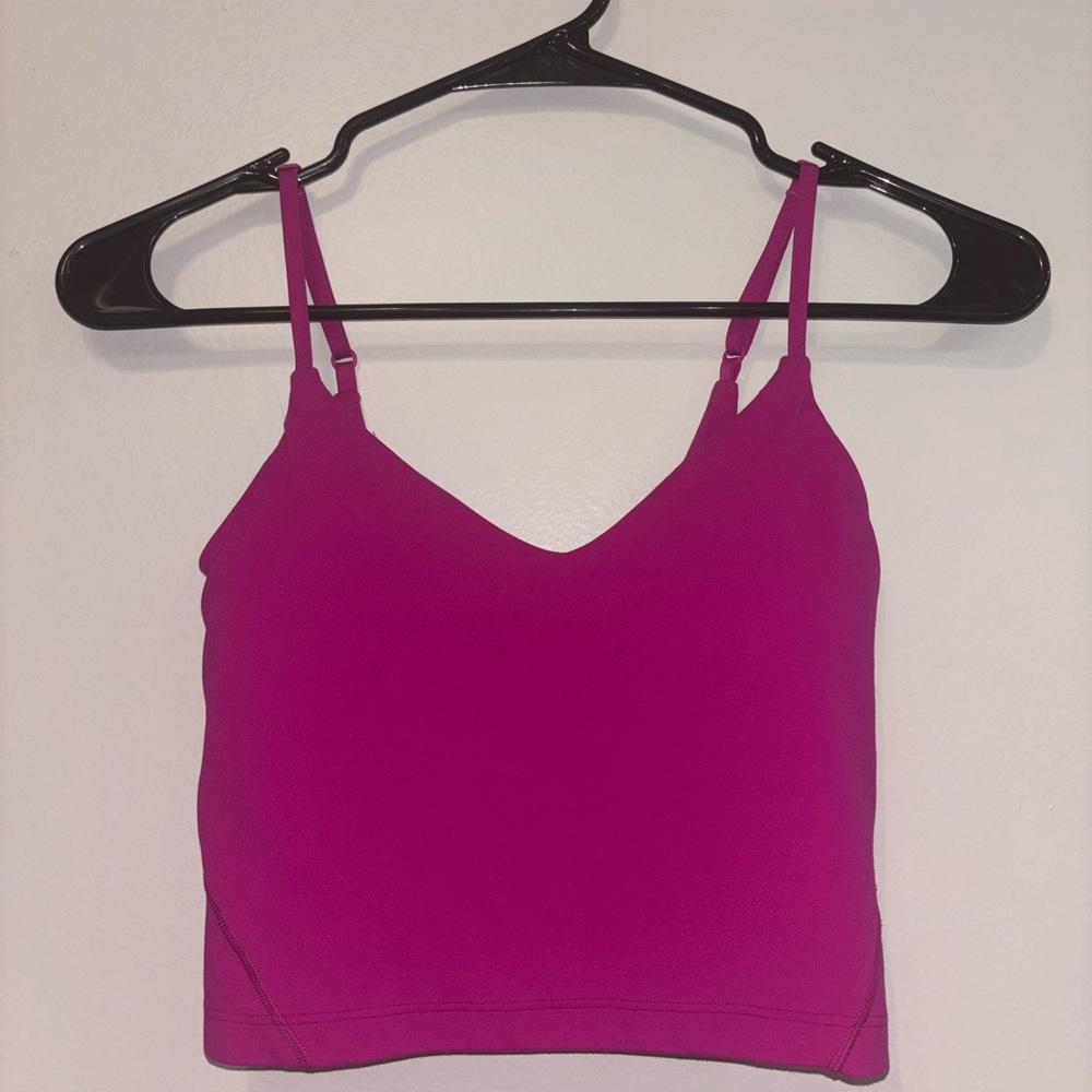 Lululemon Align Cropped Cami Tank - Ripened Raspberry